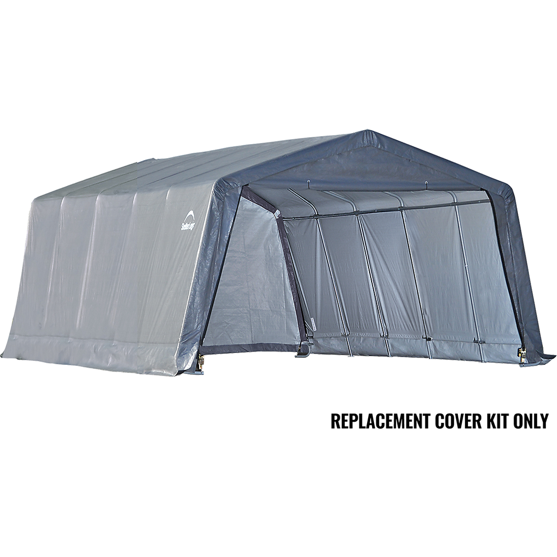 Replacement Cover for the Garage-in-a-Box&reg; 12 ft. x 20 ft. x 8 ft. Standard PE 7.5 oz. Gray