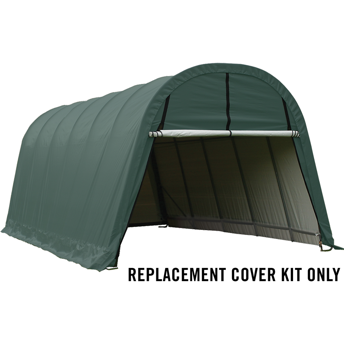 Replacement Cover for the Garage-in-a-Box RoundTop&reg; 12 ft. x 24 ft. x 10 ft. Ultra Duty PVC 21.5 oz. Green