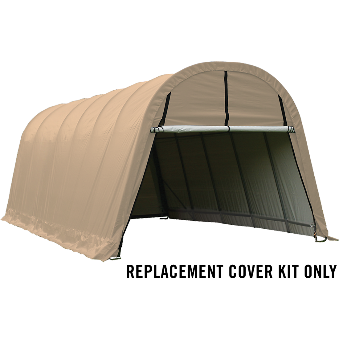 Replacement Cover for the Garage-in-a-Box RoundTop&reg; 12 ft. x 24 ft. x 10 ft. Heavy Duty PVC 14.5 oz. Tan