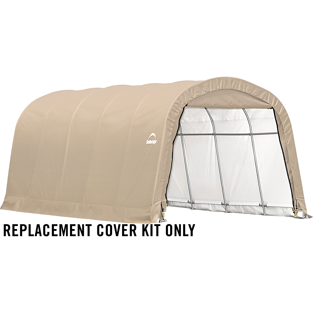 Replacement Cover for the Garage-in-a-Box RoundTop&reg; 12 ft. x 20 ft. x 8 ft. Heavy Duty PVC 14.5 oz. Tan