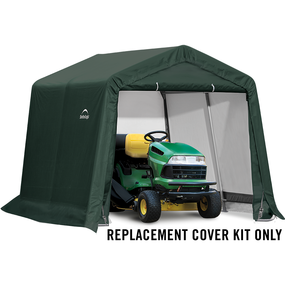 Shed In A Box 10x10x8ft Outdoor Storage Replacement Cover Kit, 7oz Grey