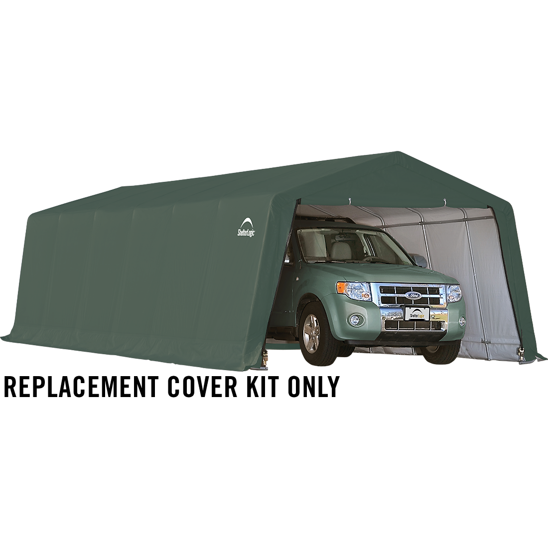 Replacement Cover for the Garage-in-a-Box&reg; 12 ft. x 24 ft. x 8 ft. Heavy Duty PVC 14.5 oz. Green
