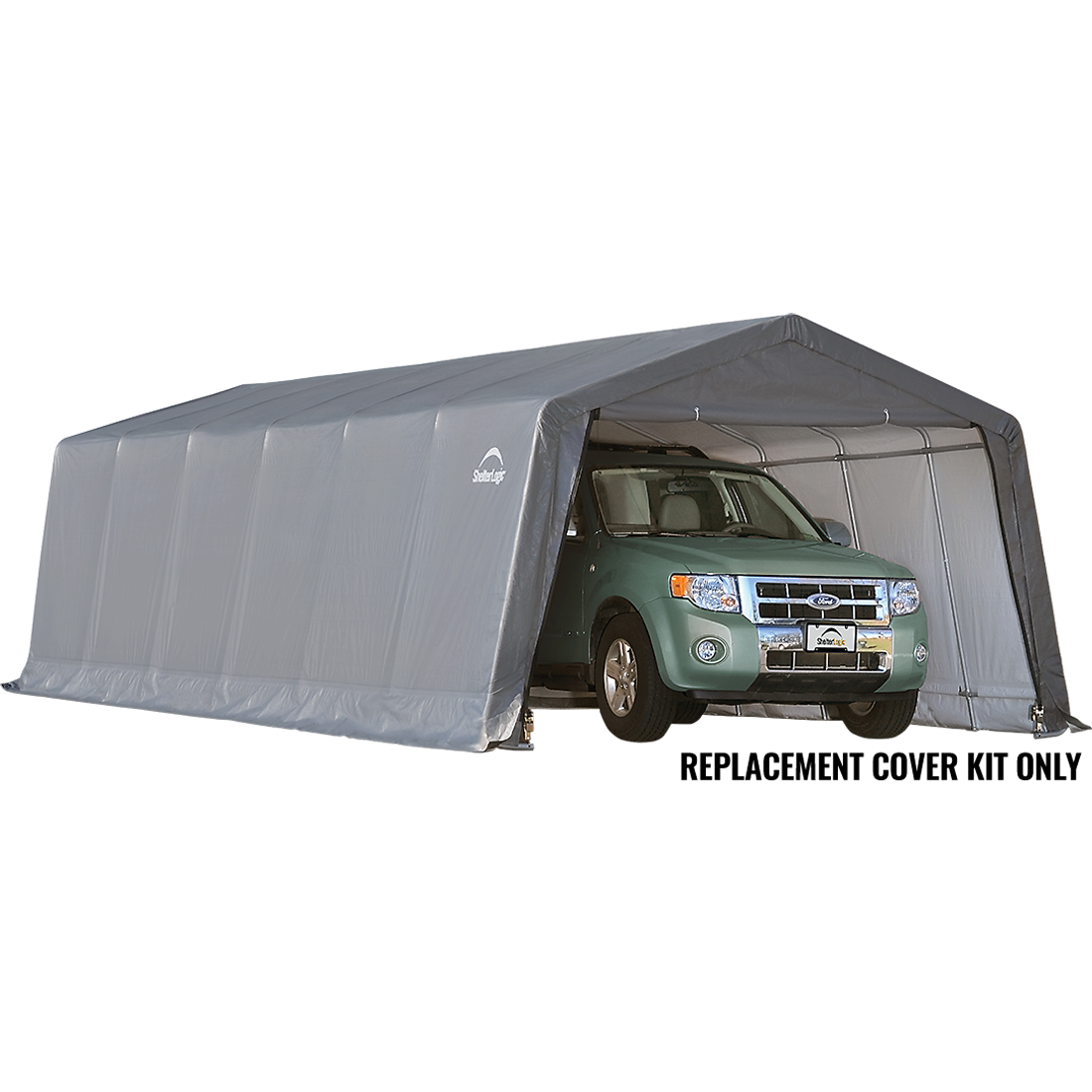 Replacement Cover for the Garage-in-a-Box&reg; 12 ft. x 24 ft. x 8 ft. Heavy Duty PVC 14.5 oz. Gray