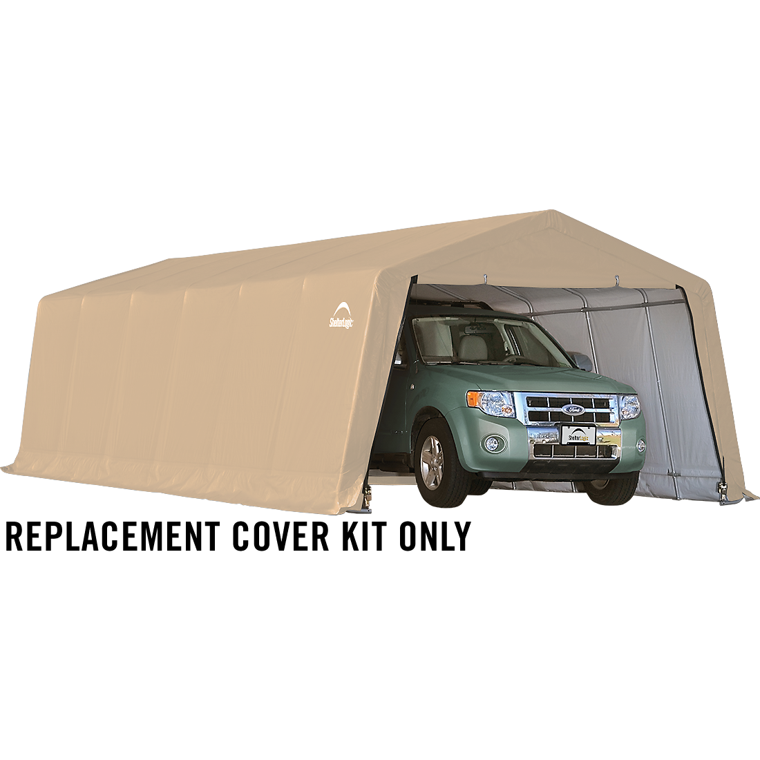 Replacement Cover for the Garage-in-a-Box&reg; 12 ft. x 24 ft. x 8 ft. Heavy Duty PVC 14.5 oz. Tan