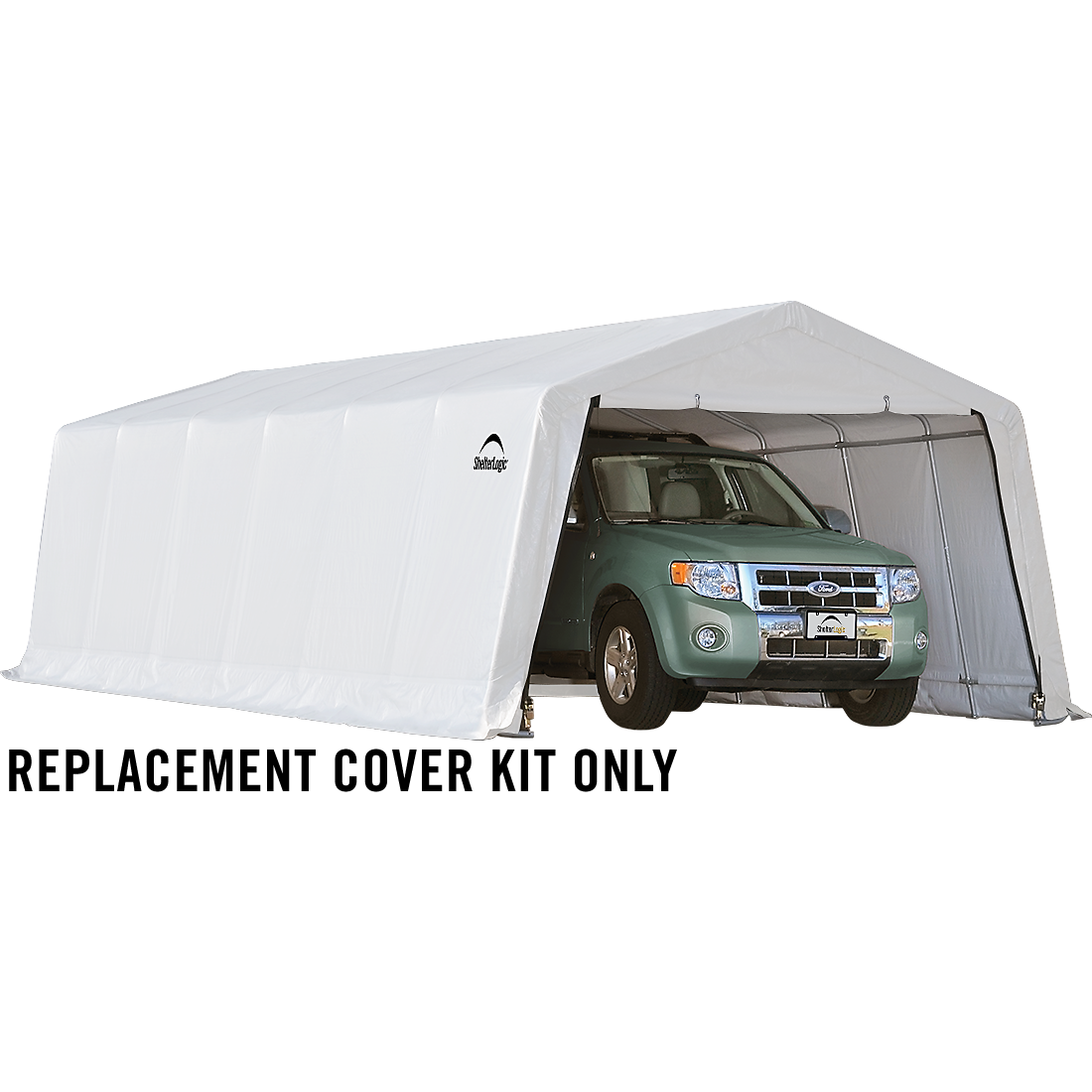 Replacement Cover for the Garage-in-a-Box&reg; 12 ft. x 24 ft. x 8 ft. Heavy Duty PVC 14.5 oz. White