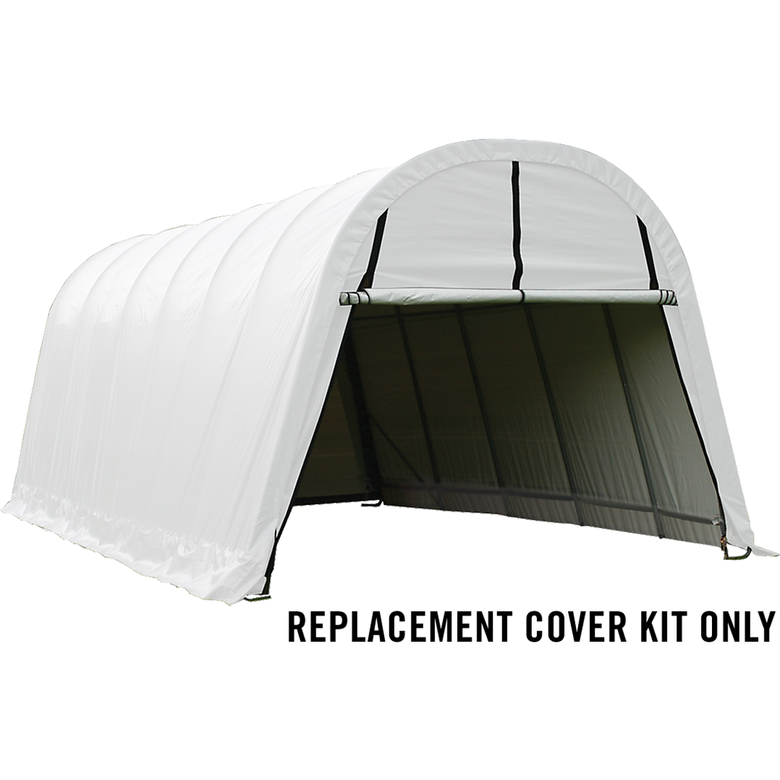 Replacement Cover for the Garage-in-a-Box RoundTop&reg; 12 ft. x 24 ft. x 10 ft. Ultra Duty PVC 21.5 oz. White