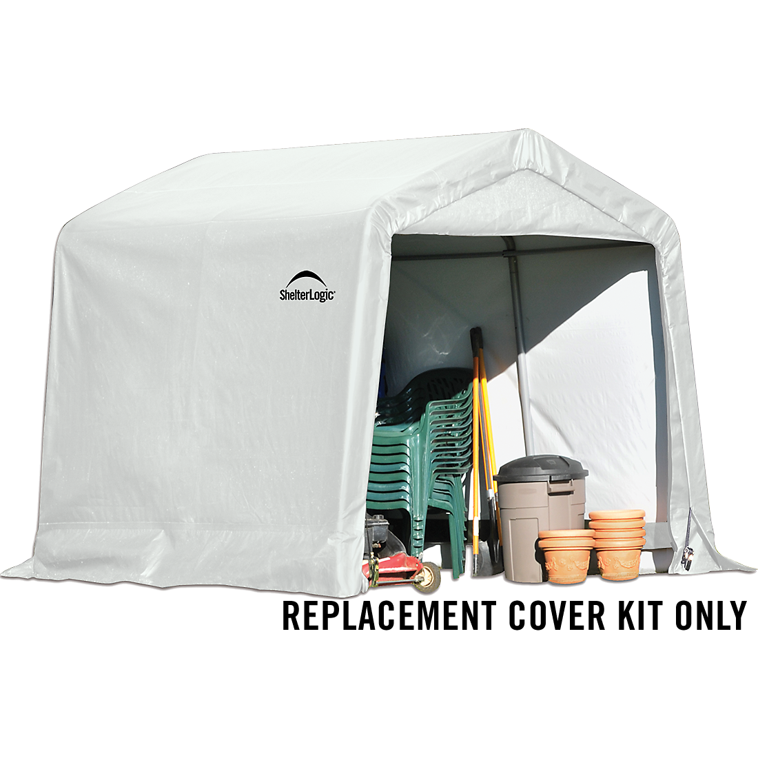 Replacement Cover Kit for the Shed-in-a-Box&reg; 8 ft. x 8 ft. x 7 ft. Ultra Duty PVC 21.5 oz. White