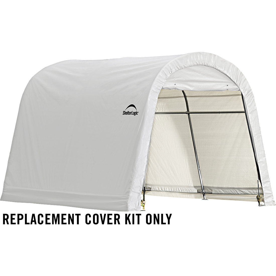 Replacement Cover Kit for the Shed-in-a-Box RoundTop&reg; 10 ft. x 10 ft. x 8 ft. Heavy Duty PVC 14.5 oz. White