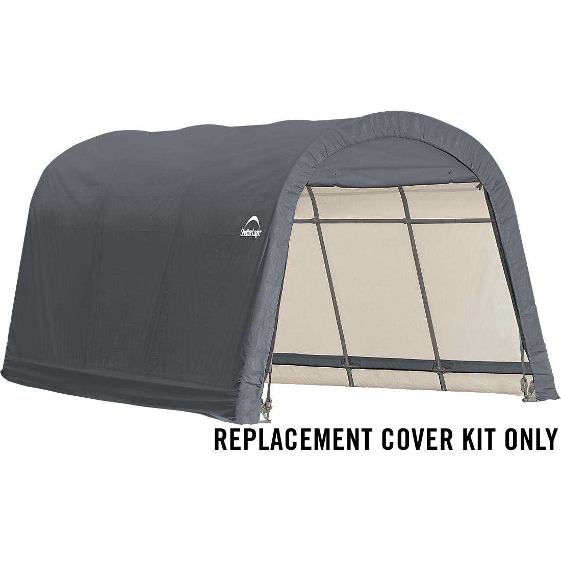 Replacement Cover Kit for the AutoShelter RoundTop&reg; 10 ft. x 15 ft. x 8 ft. Heavy Duty PVC 14.5 oz. Gray