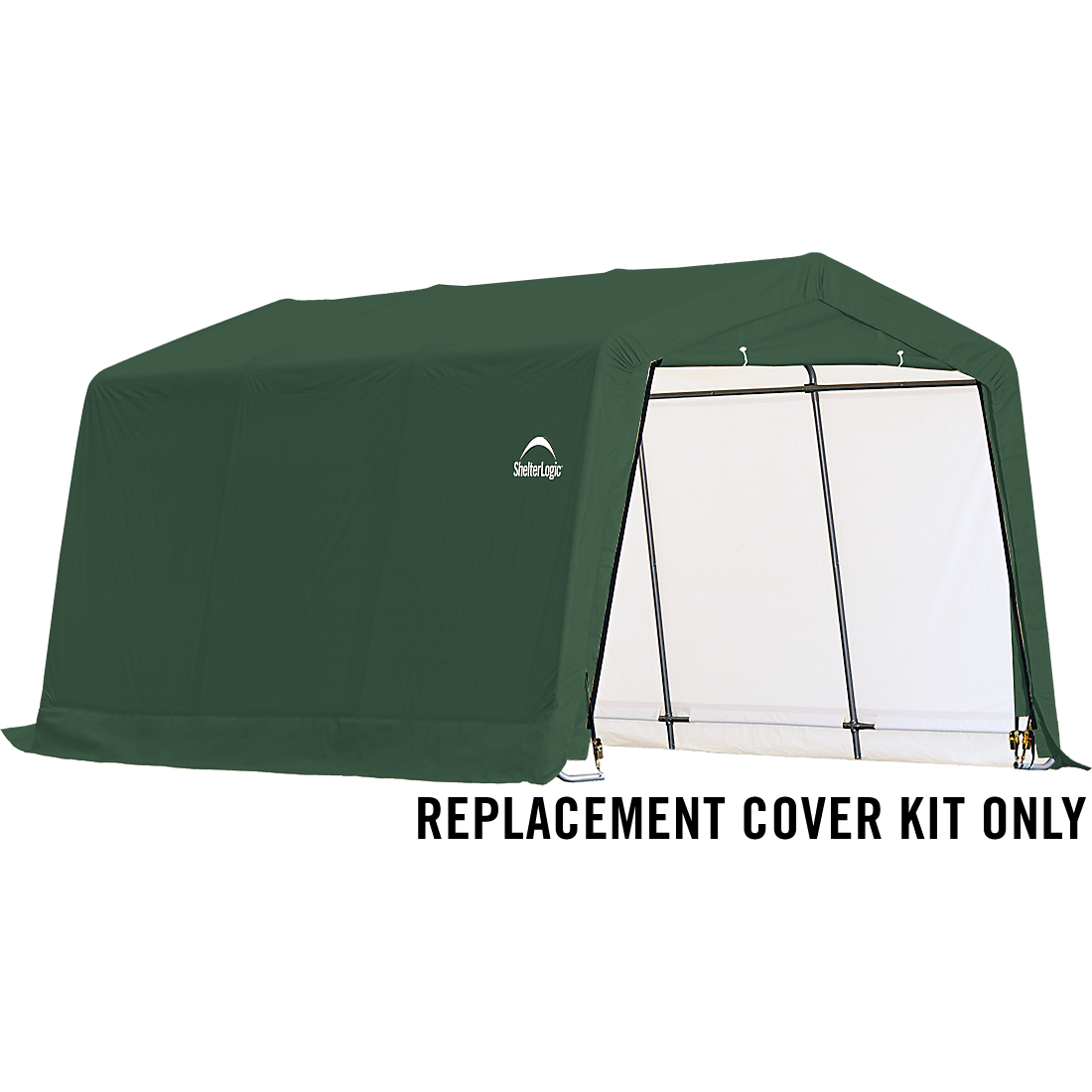 Replacement Cover Kit for the AutoShelter&reg; 10 ft. x 15 ft. x 8 ft. Heavy Duty PVC 14.5 oz. Green