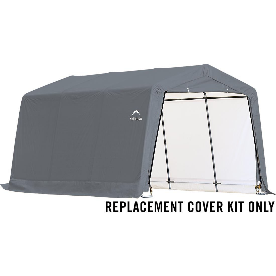 Replacement Cover Kit for the AutoShelter&reg; 10 ft. x 15 ft. x 8 ft. Heavy Duty PVC 14.5 oz. Gray