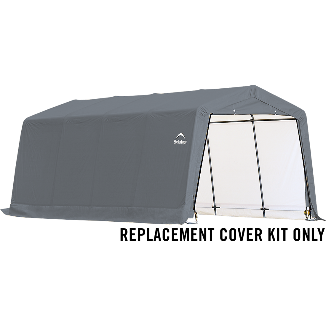 Replacement Cover Kit for the AutoShelter&reg; 10 ft. x 20 ft. x 8 ft. Heavy Duty PVC 14.5 oz. Gray