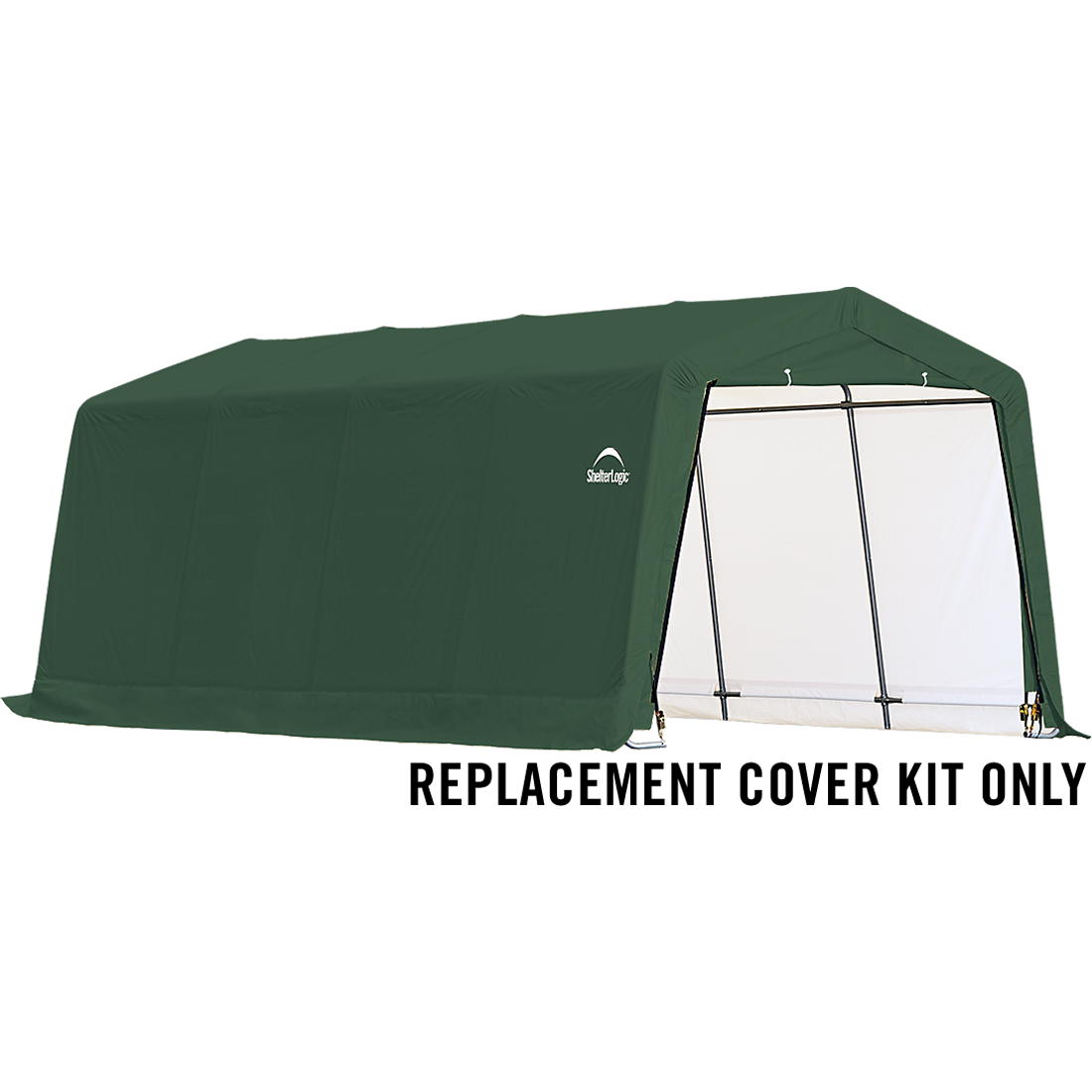 Replacement Cover Kit for the AutoShelter&reg; 10 ft. x 20 ft. x 8 ft. Ultra Duty PVC 21.5 oz. Green