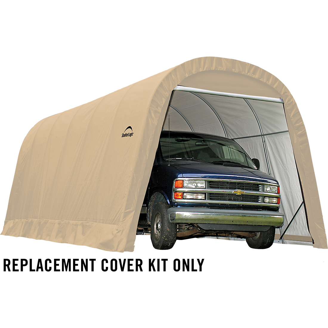 Replacement Cover for the Garage-in-a-Box RoundTop&reg; 15 ft. x 40 ft. x 16 ft. Heavy Duty PVC 14.5 oz. Tan