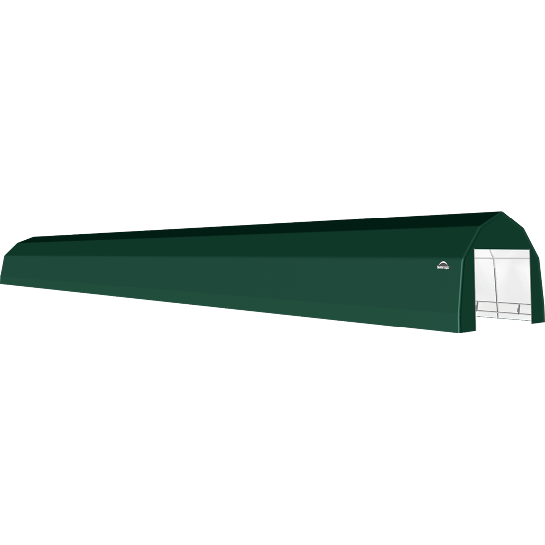 ShelterTech SP Series Barn Shelter, 12 ft. x 92 ft. x 9 ft. Heavy Duty PVC 14.5 oz. Green