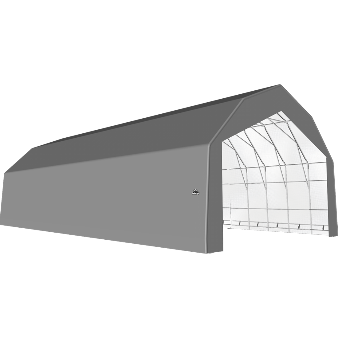 ShelterTech SP Series Barn Shelter, 30 ft. x 60 ft. x 21 ft. Heavy Duty PVC 14.5 oz. Gray